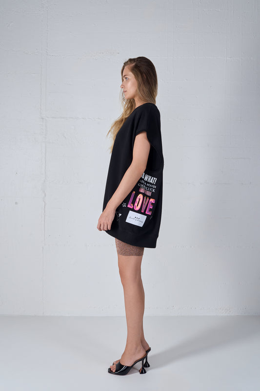 NORDIC DRY CUT OUT HEART BLACK