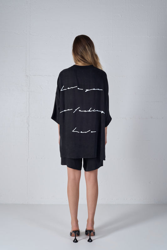 NORDIC SHIRT TENCEL LOVE YOU