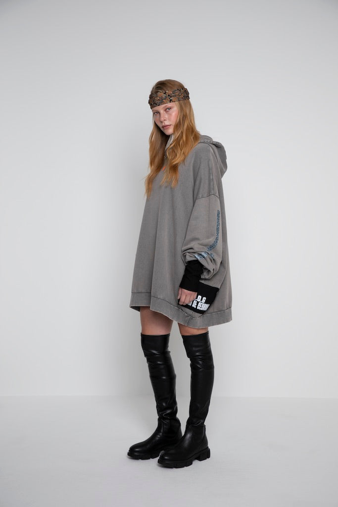 OVERSIZED VINTAGE WASHED HOODIE