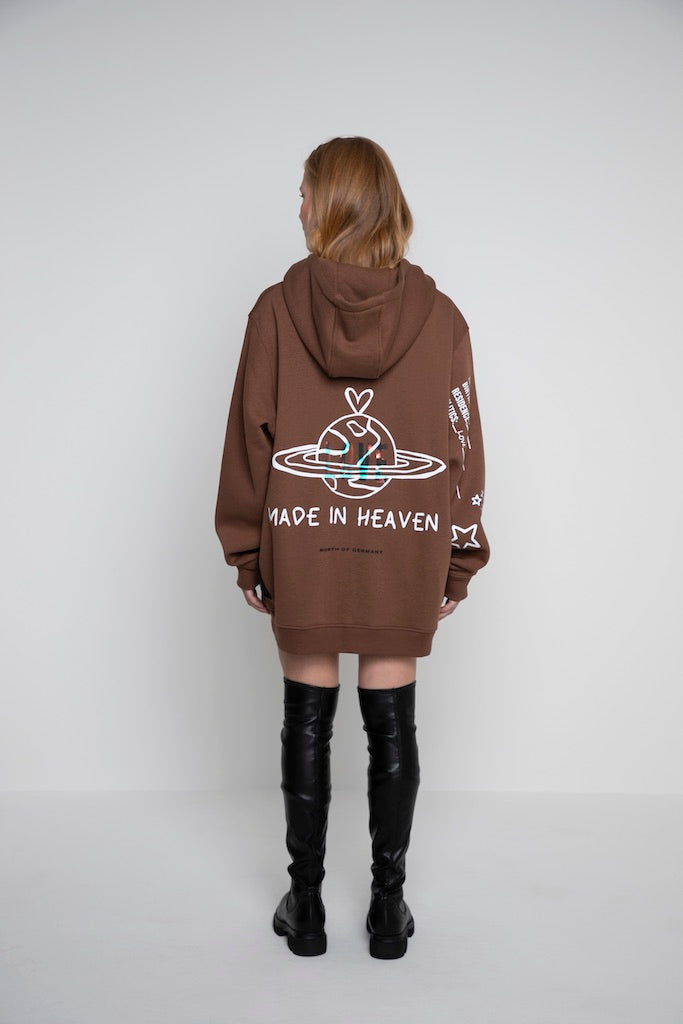 HEAVY WEIGHT ZIPPER CARDIGAN MADE IN HEAVEN