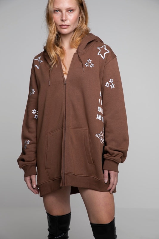 HEAVY WEIGHT ZIPPER CARDIGAN MADE IN HEAVEN