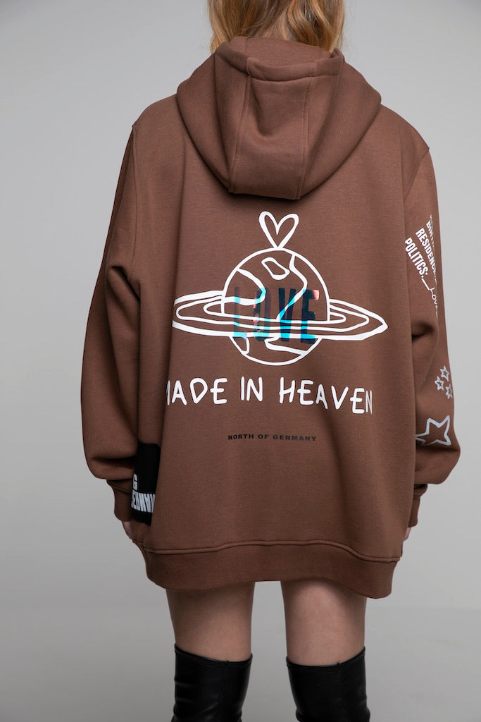 HEAVY WEIGHT ZIPPER CARDIGAN MADE IN HEAVEN