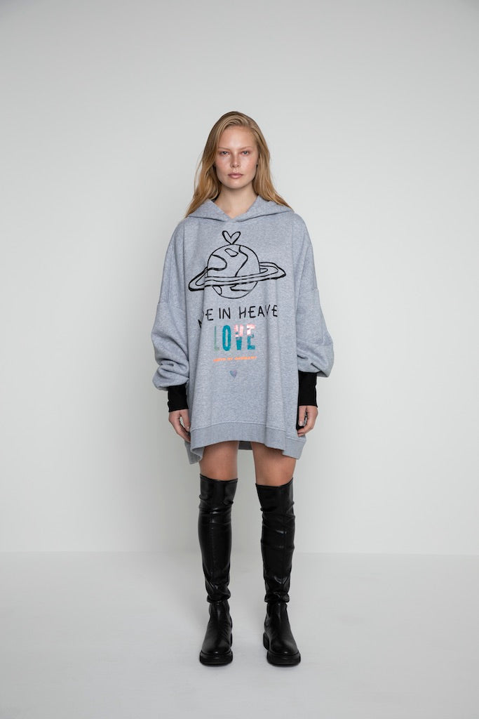 SUPER OVERSIZED STREETWEAR HOODIE MADE IN HEAVEN