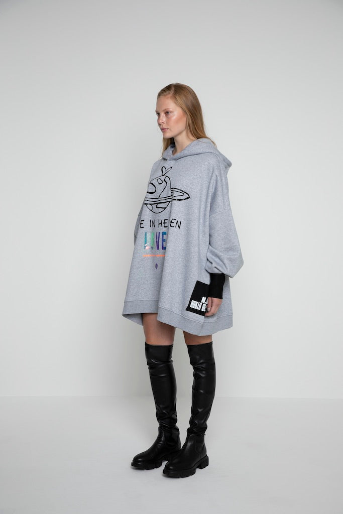 SUPER OVERSIZED STREETWEAR HOODIE MADE IN HEAVEN