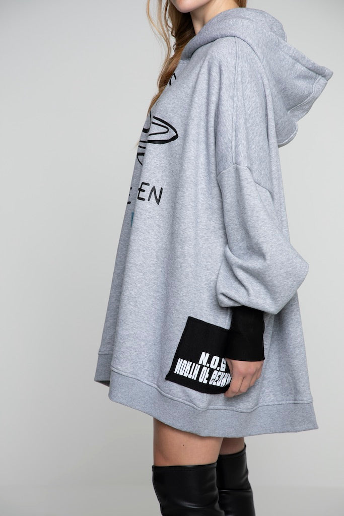 SUPER OVERSIZED STREETWEAR HOODIE MADE IN HEAVEN