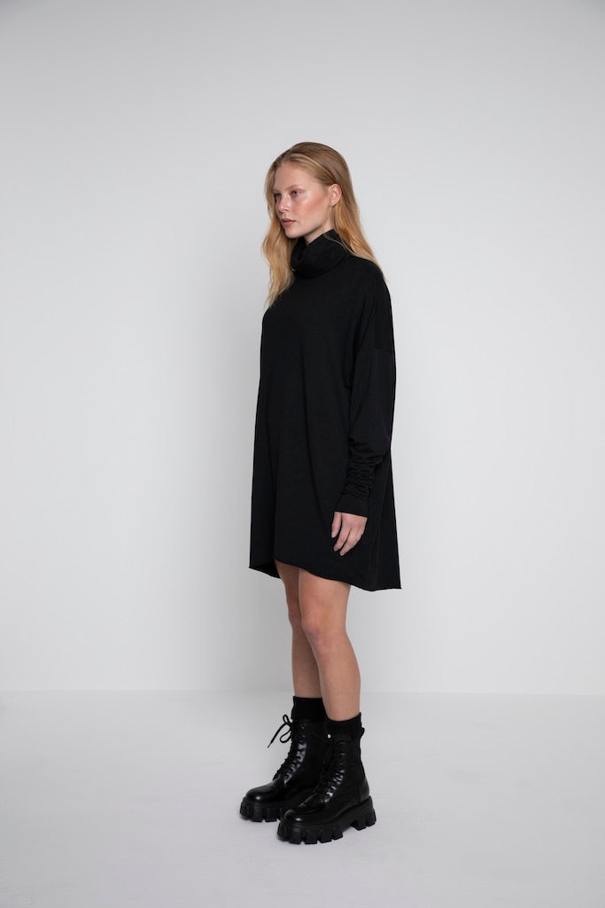 MODAL LONG DRESS ROLL UP GOOD KARMA