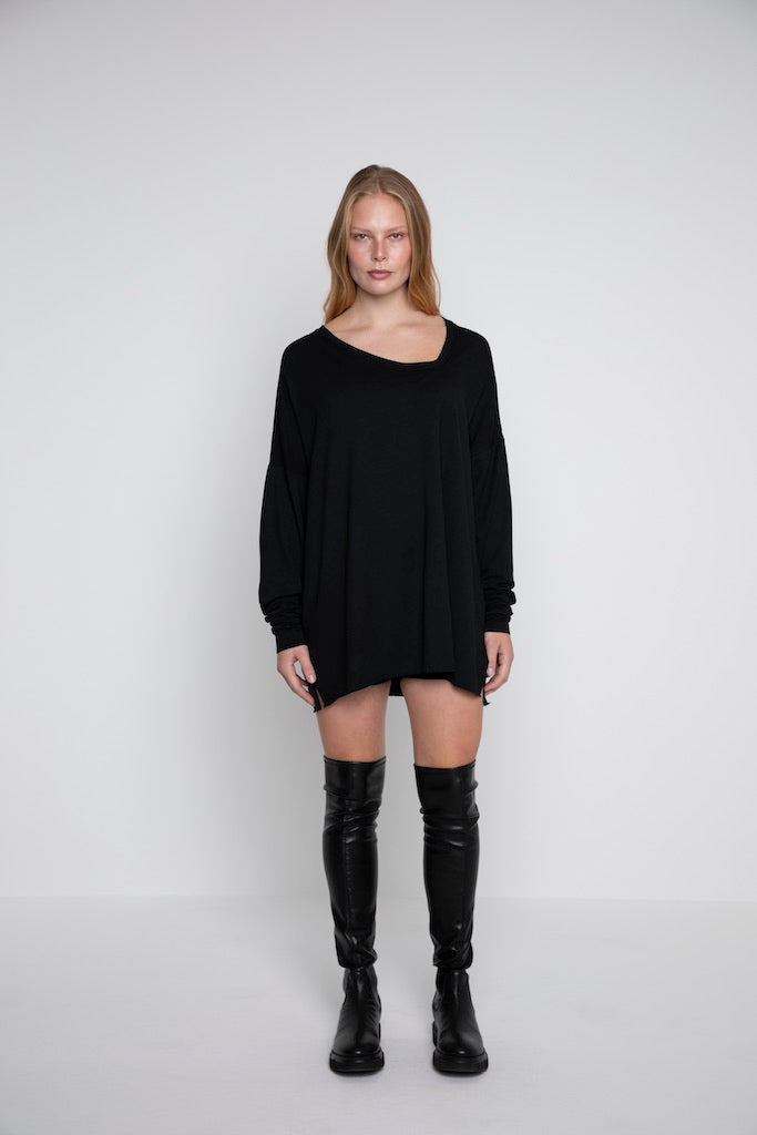 MODAL CUT-OUT SHIRT