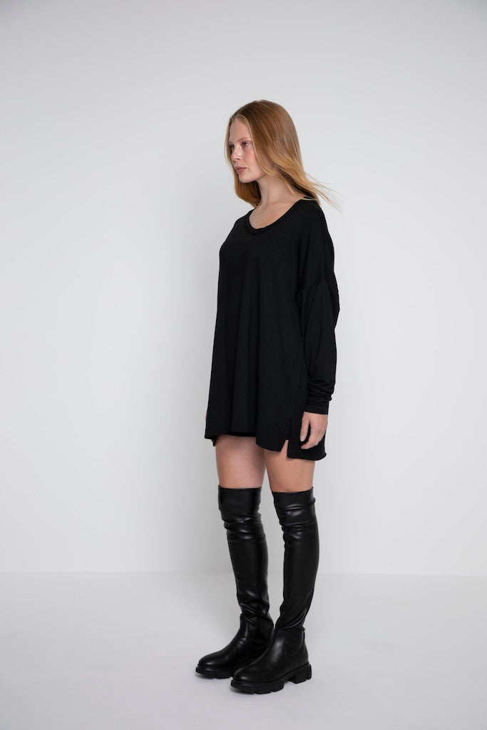 MODAL CUT-OUT SHIRT