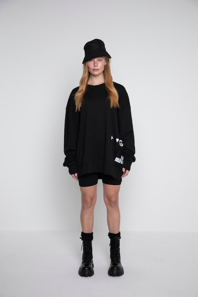ORGANIC COTTON OVERSIZED SWEATSHIRT COORDINATES SYLT