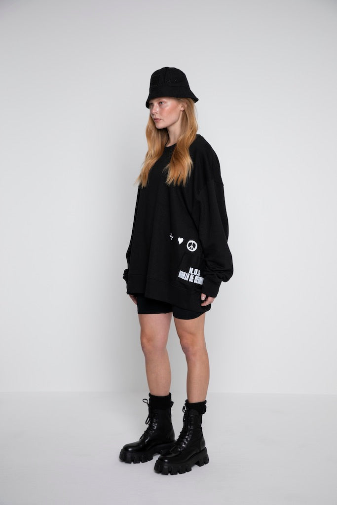 ORGANIC COTTON OVERSIZED SWEATSHIRT COORDINATES SYLT
