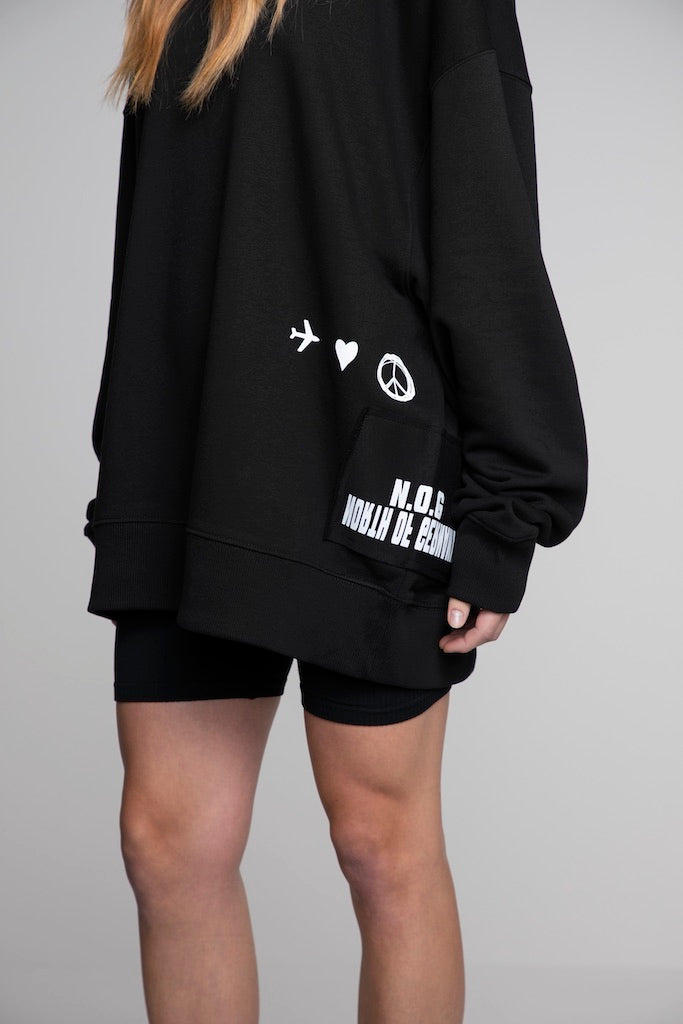 ORGANIC COTTON OVERSIZED SWEATSHIRT COORDINATES SYLT