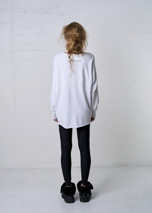 MODAL V-NECK LONG SLEEVE SHIRT