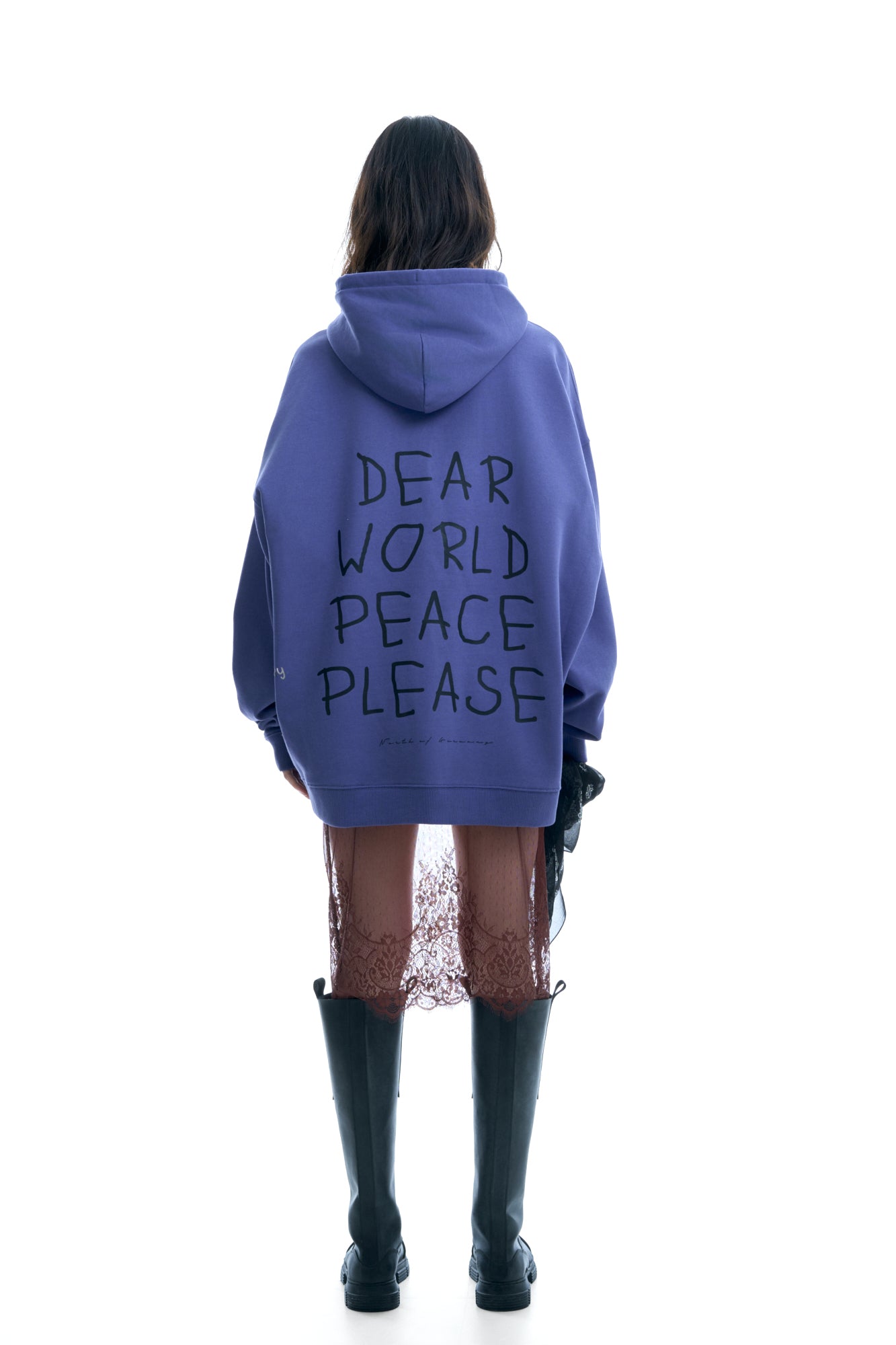 PLEASE WORLD PEACE HOODIE