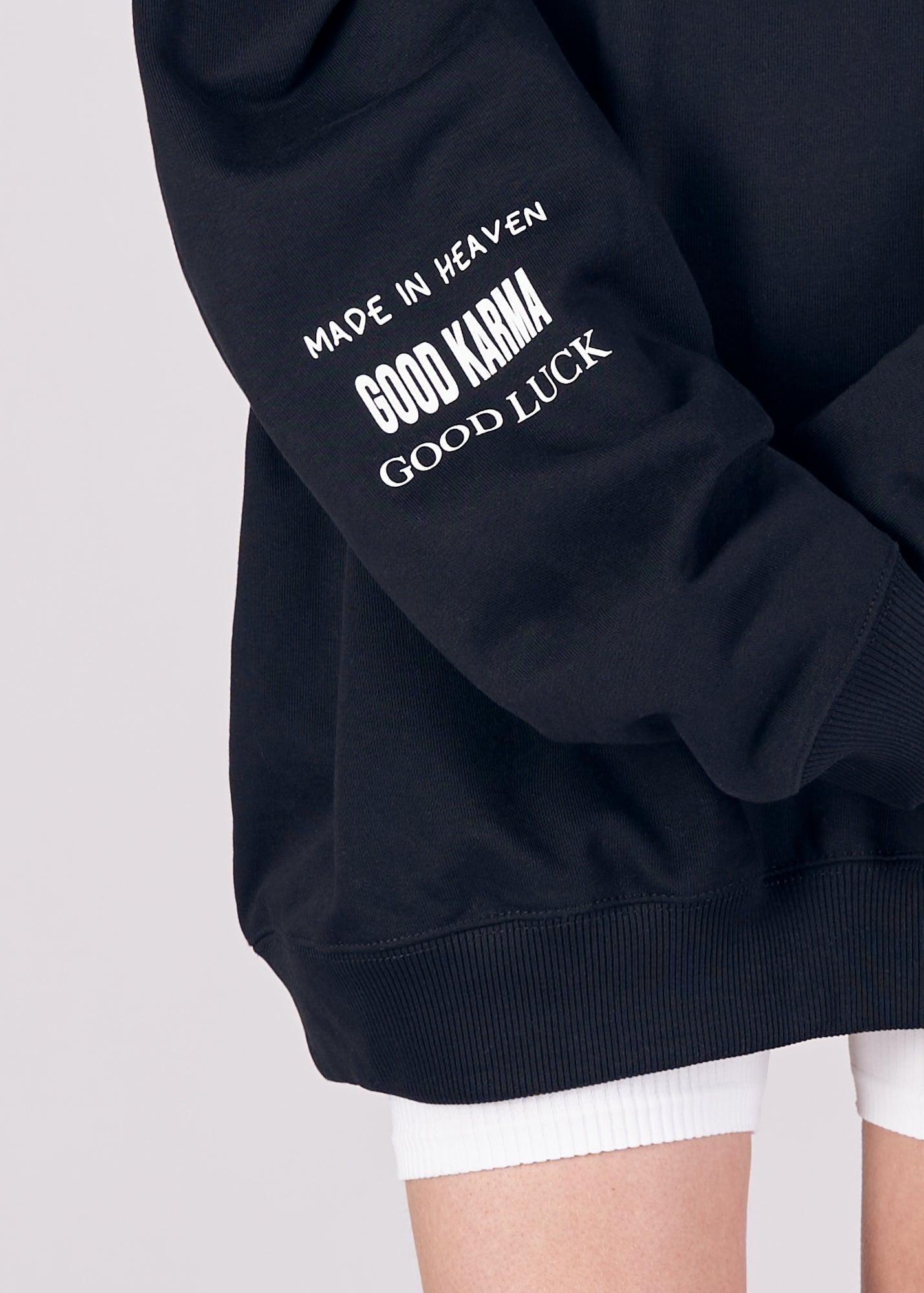 NORDIC DRY CUT OUT PEACE SWEATSHIRT