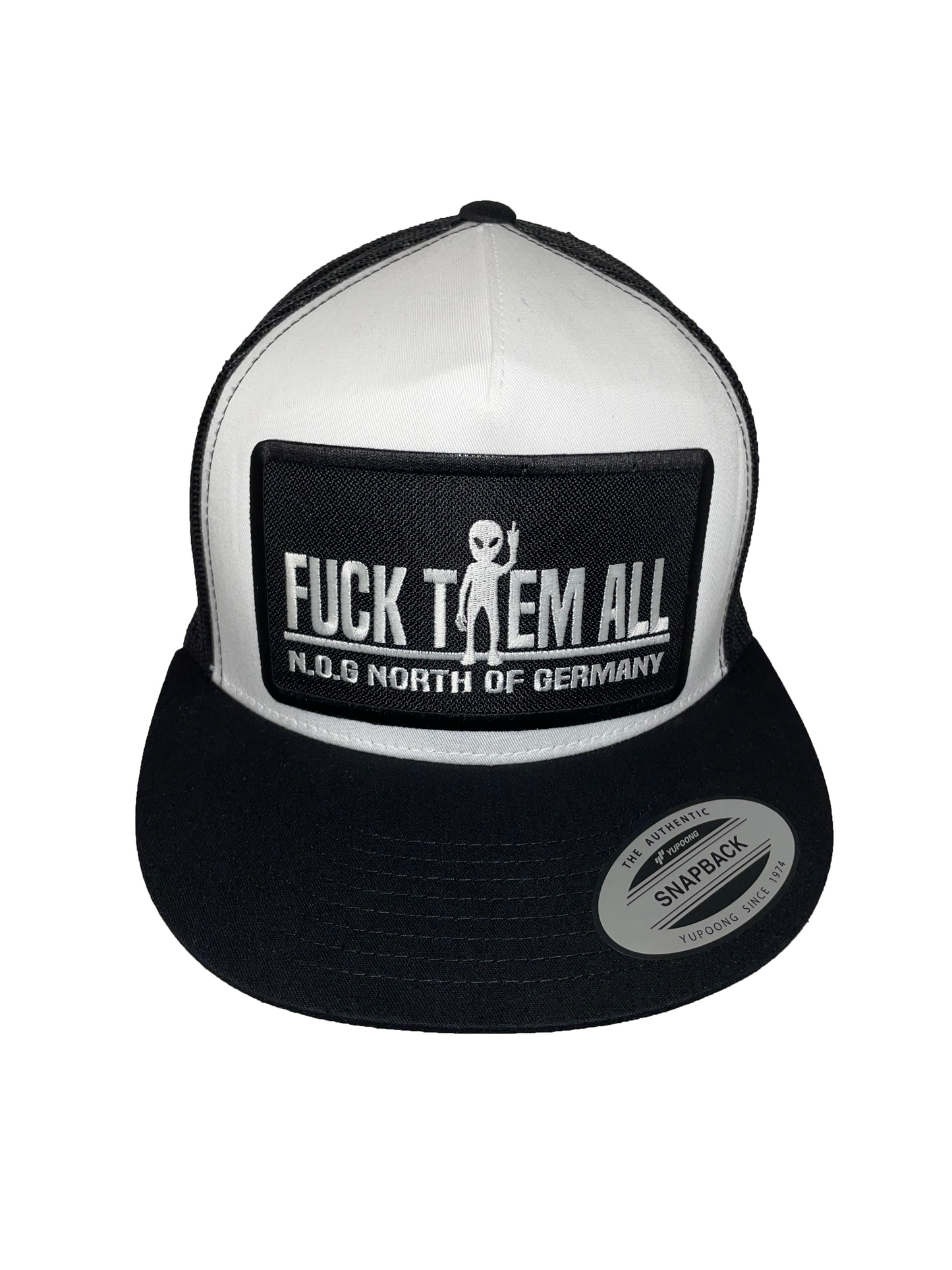 FUCK THEM ALL CAP WHITE