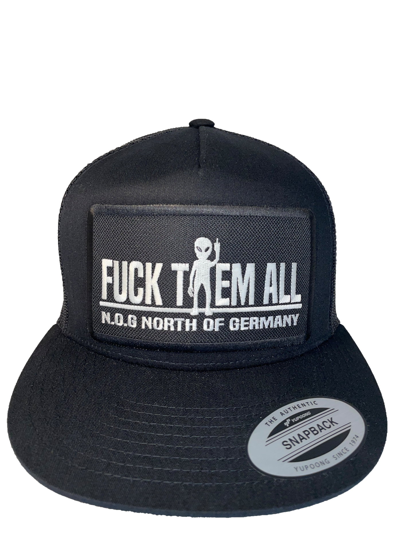 FUCK THEM ALL CAP BLACK