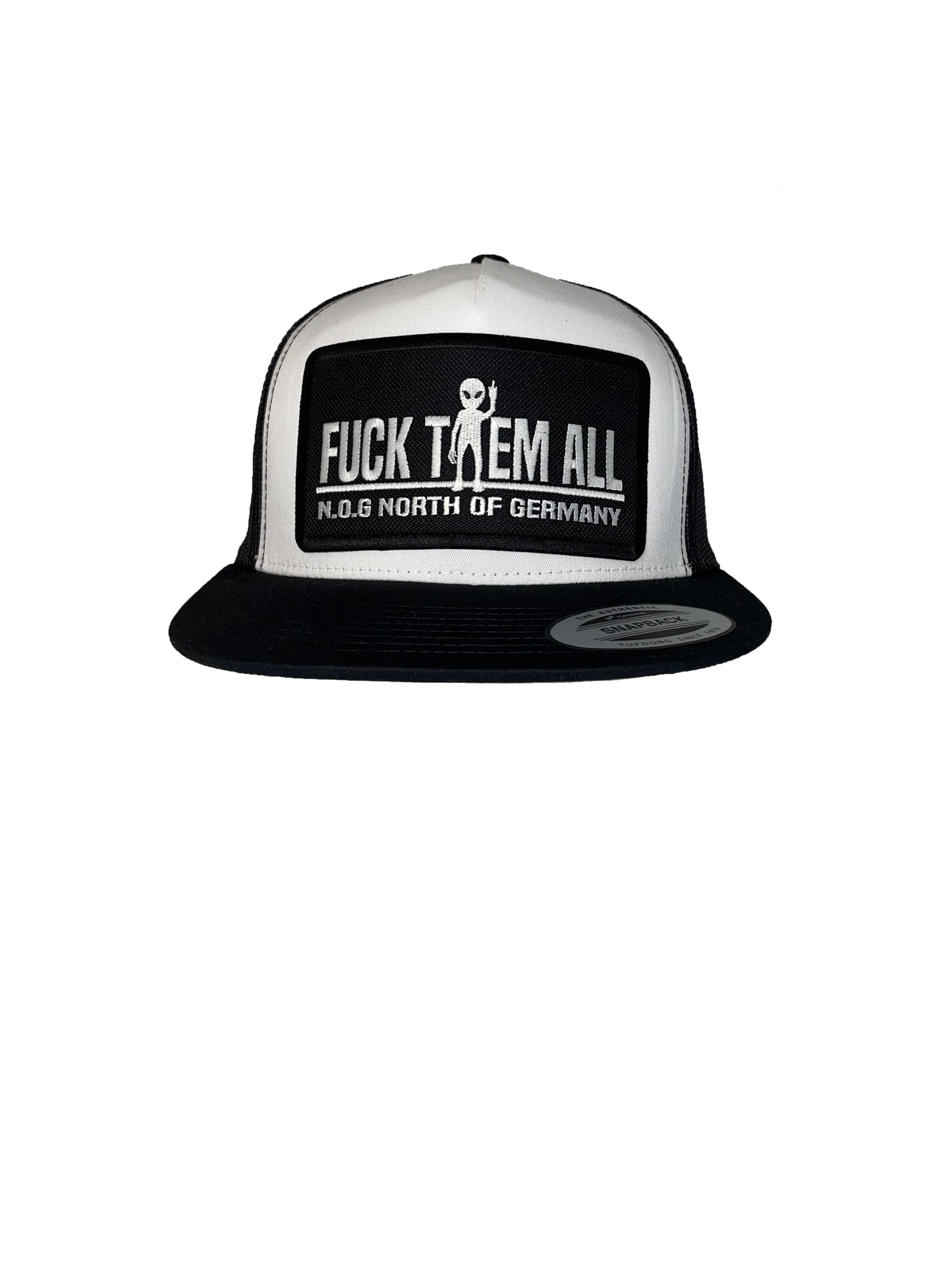 FUCK THEM ALL CAP WHITE