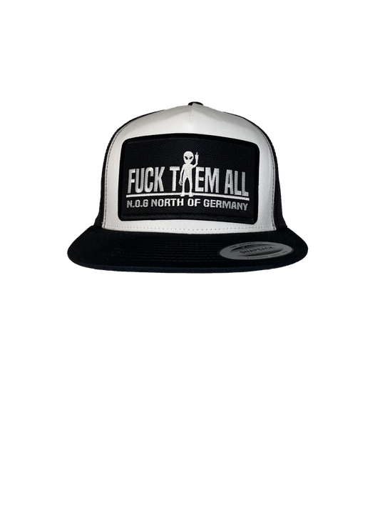 FUCK THEM ALL CAP WHITE