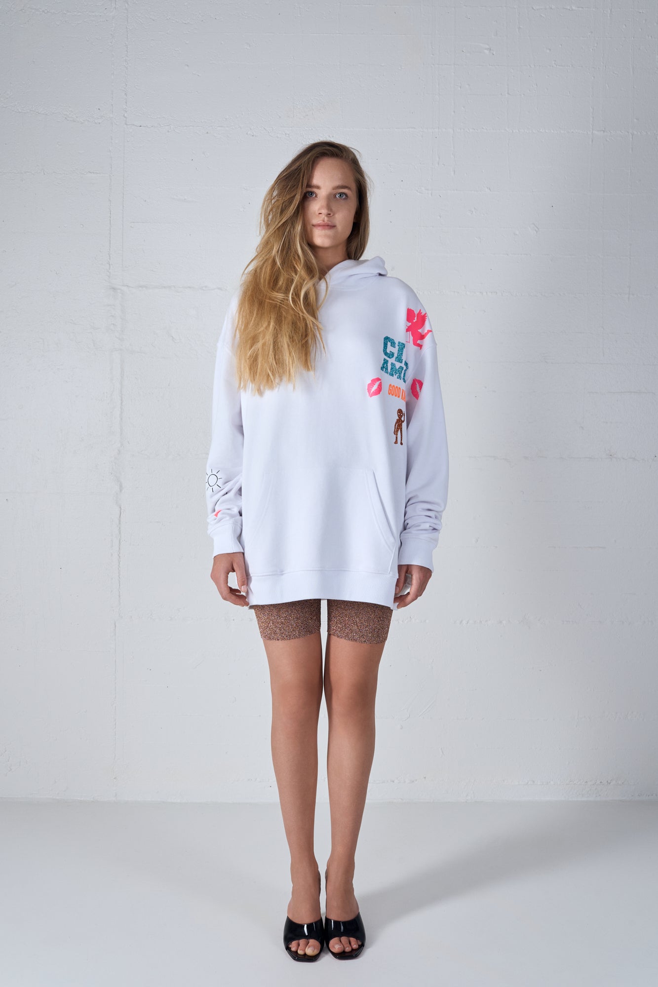 BASIC DRY HOODIE GOOD KARMA WHITE