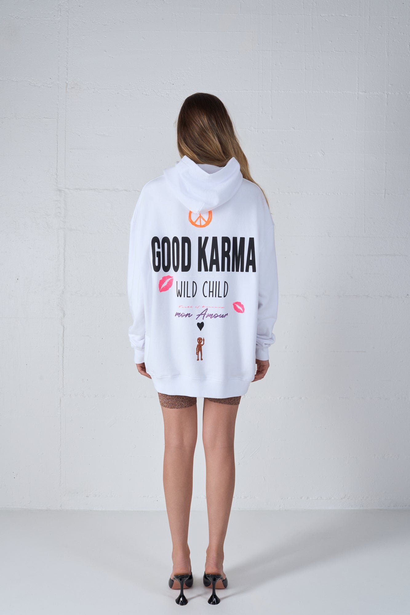 BASIC DRY HOODIE GOOD KARMA WHITE
