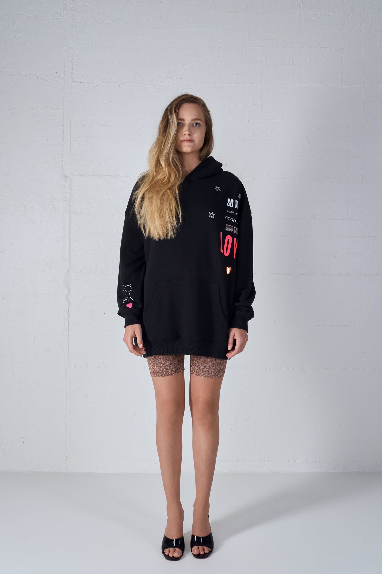 BASIC DRY HOODIE GOOD KARMA BLACK