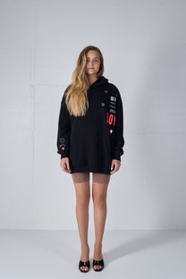 BASIC DRY HOODIE GOOD KARMA BLACK