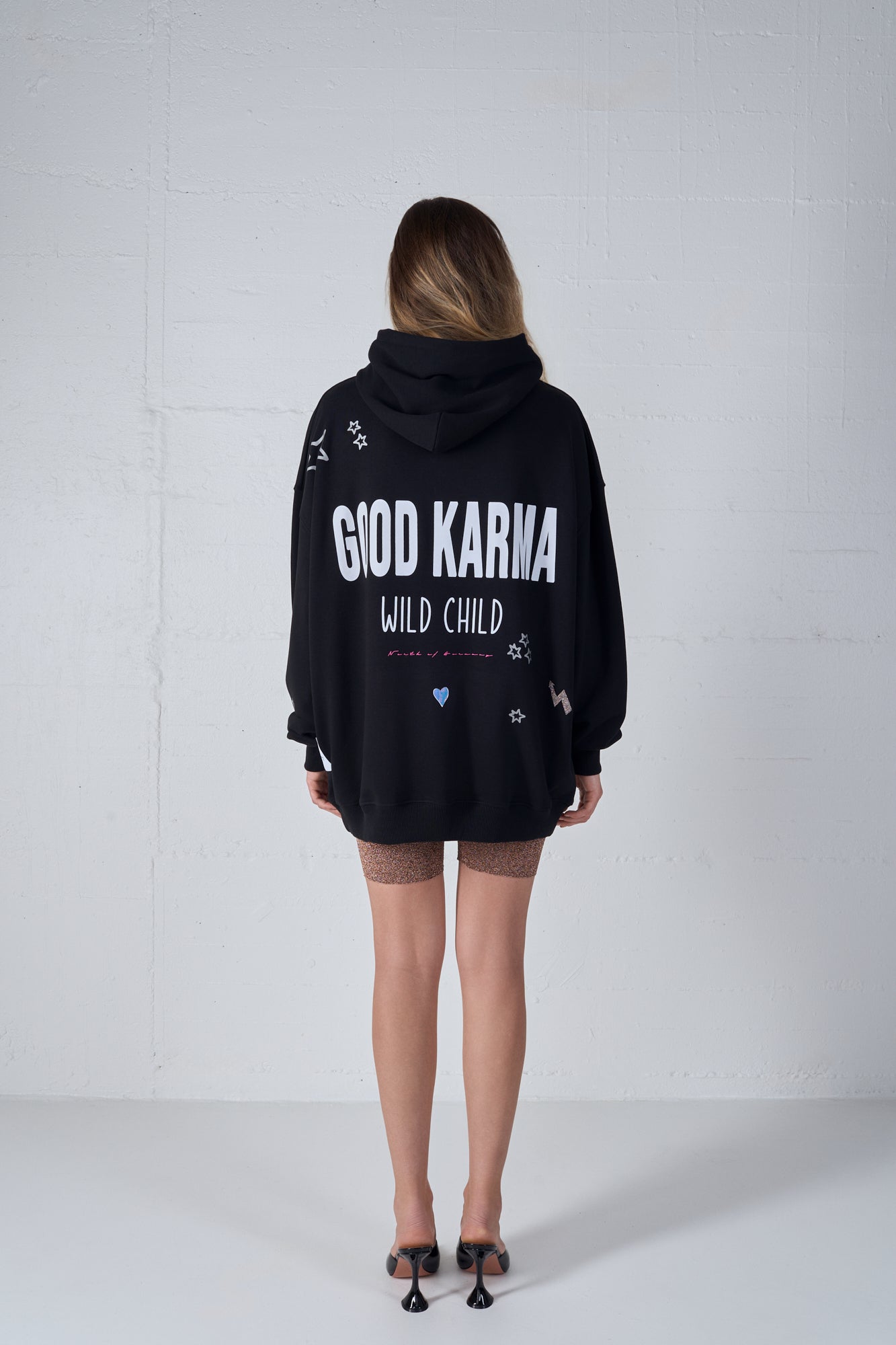 BASIC DRY HOODIE GOOD KARMA BLACK