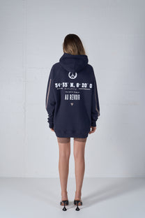 BASIC COZY HOODIE KOORDINATEN BLUE