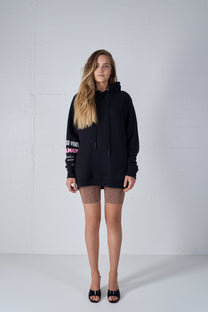 BASIC COZY HOODIE KOORDINATEN BLACK