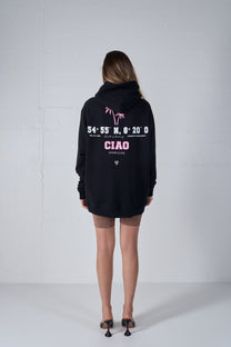 BASIC COZY HOODIE KOORDINATEN BLACK