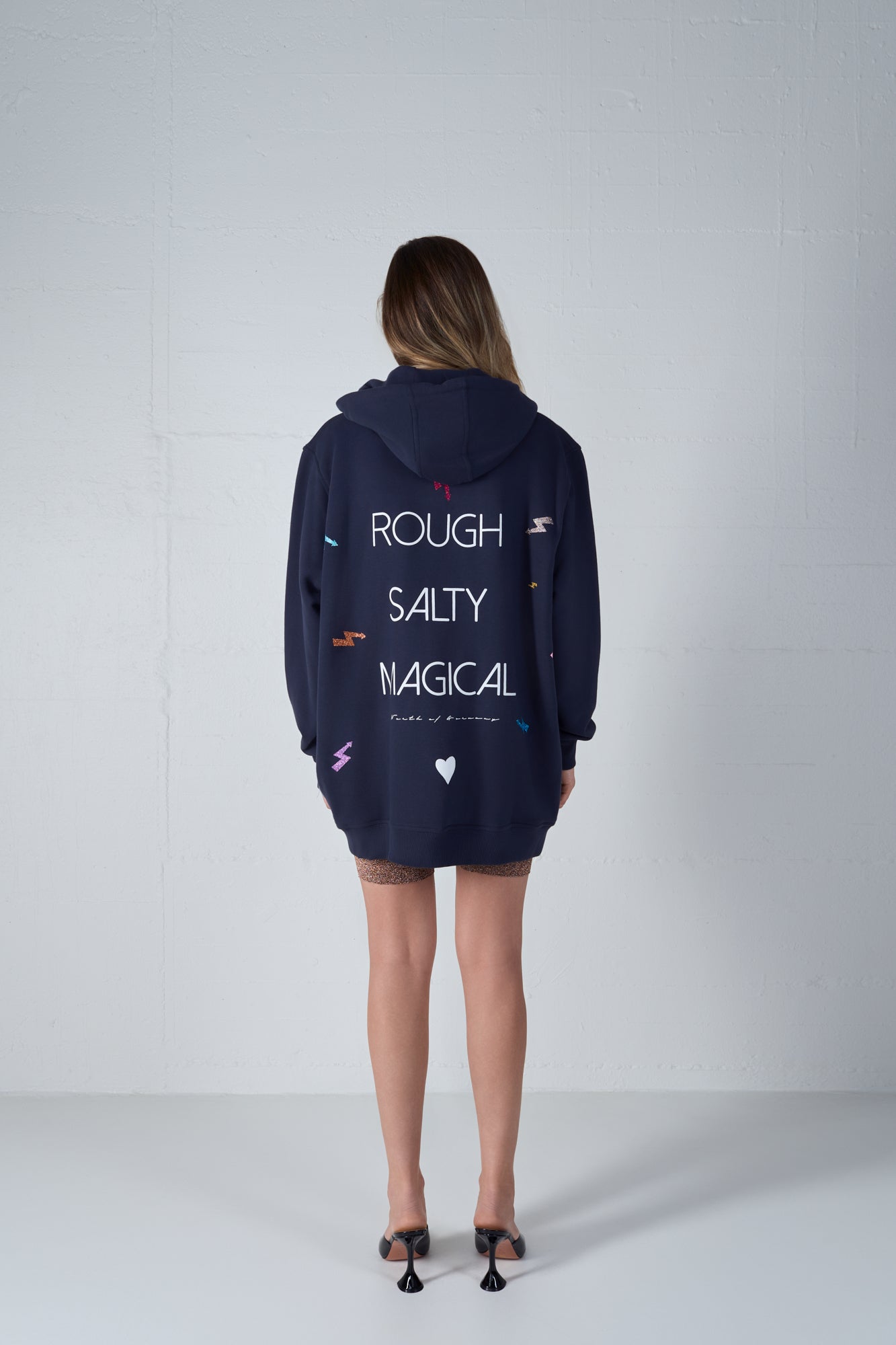 HEAVY WEIGHT ZIPPER CARDIGAN SALTY BLUE