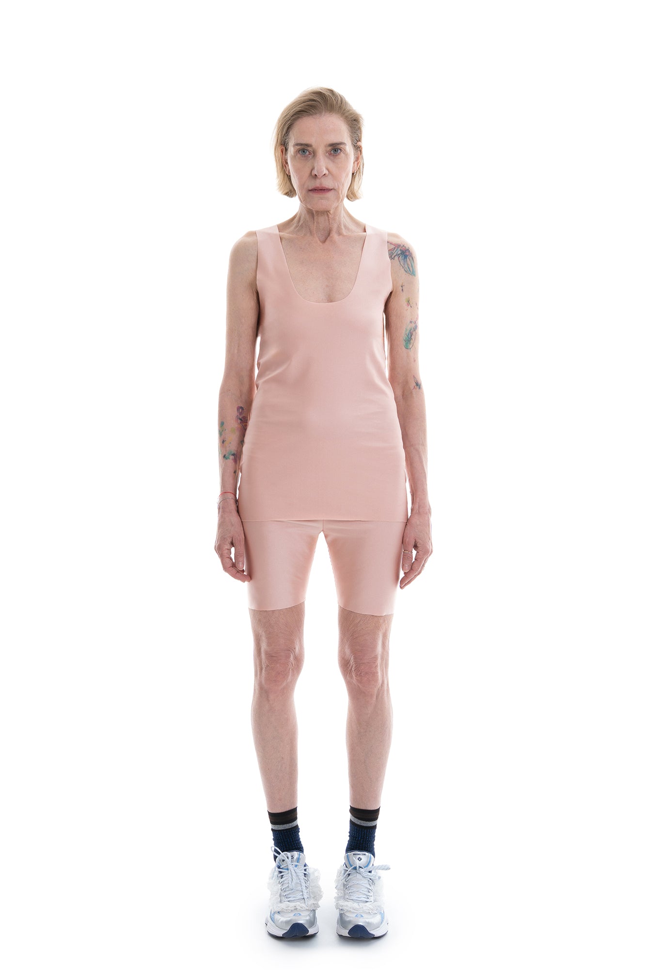 SOFT FITTED JERSEY TANK ROSÈ