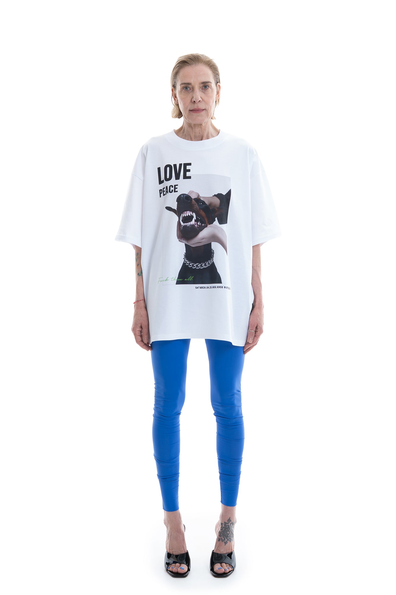 LIMITED EDITION SHIRT ARCHIVE SERIES 04.26 LOVE PEACE DOBERMANN