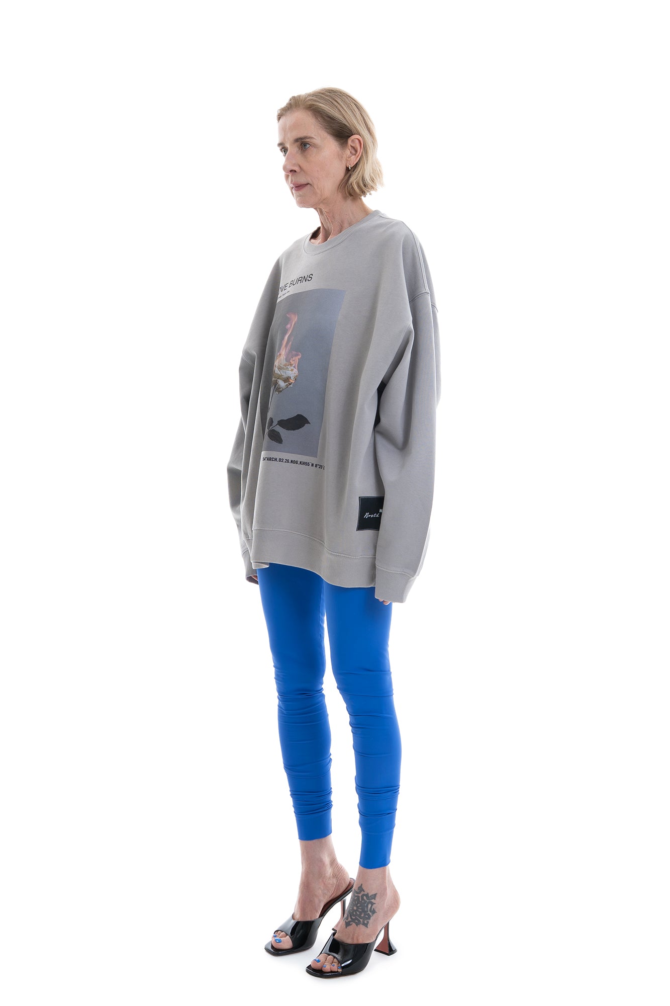 OVERSIZED SWEATSHIRT ARCHIVE SERIES 02.26 LOVE BURNS