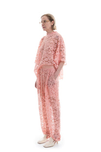 LACE BOXER TROUSER ROSÈ