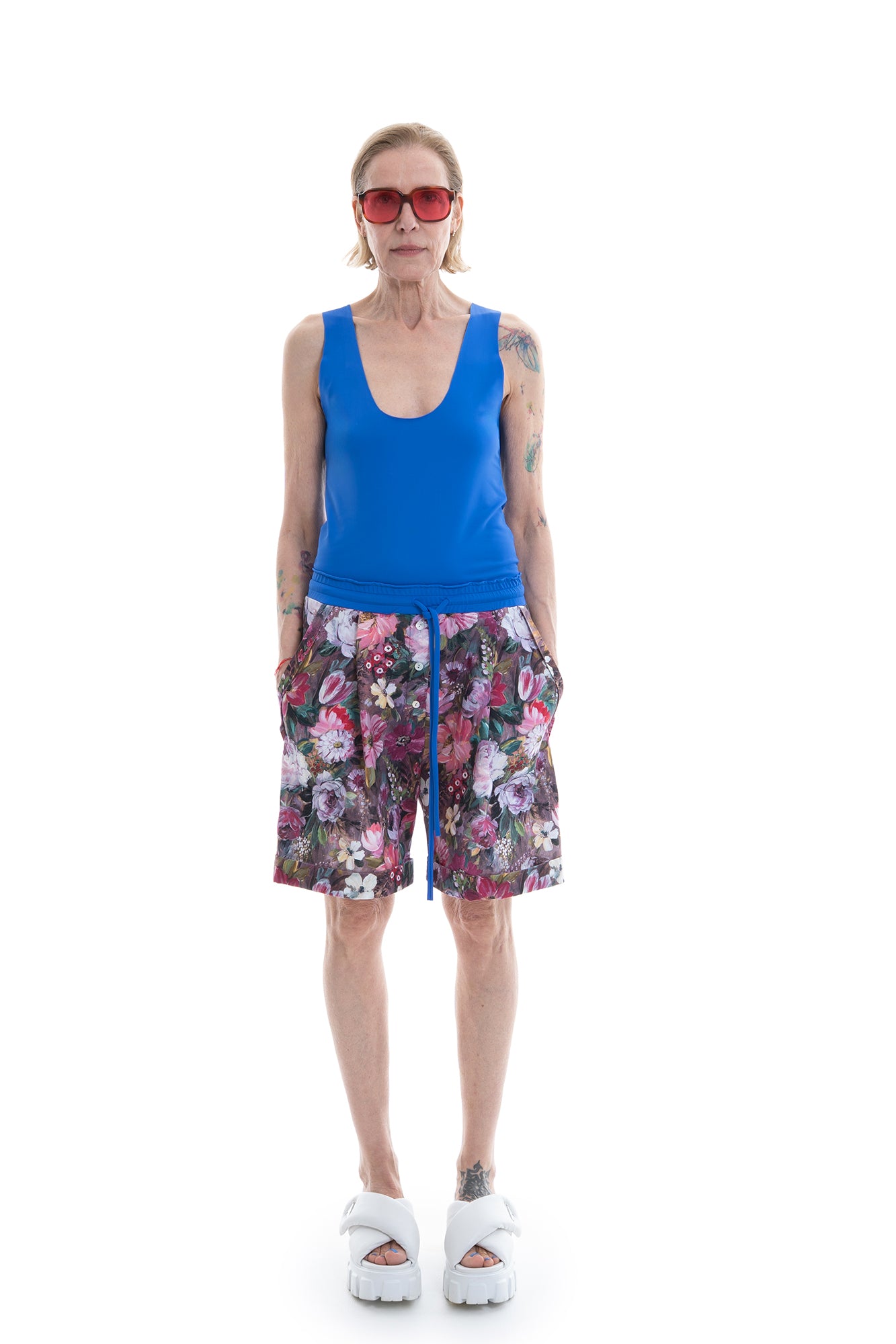 BOXER SHORT DARK FLOWERS