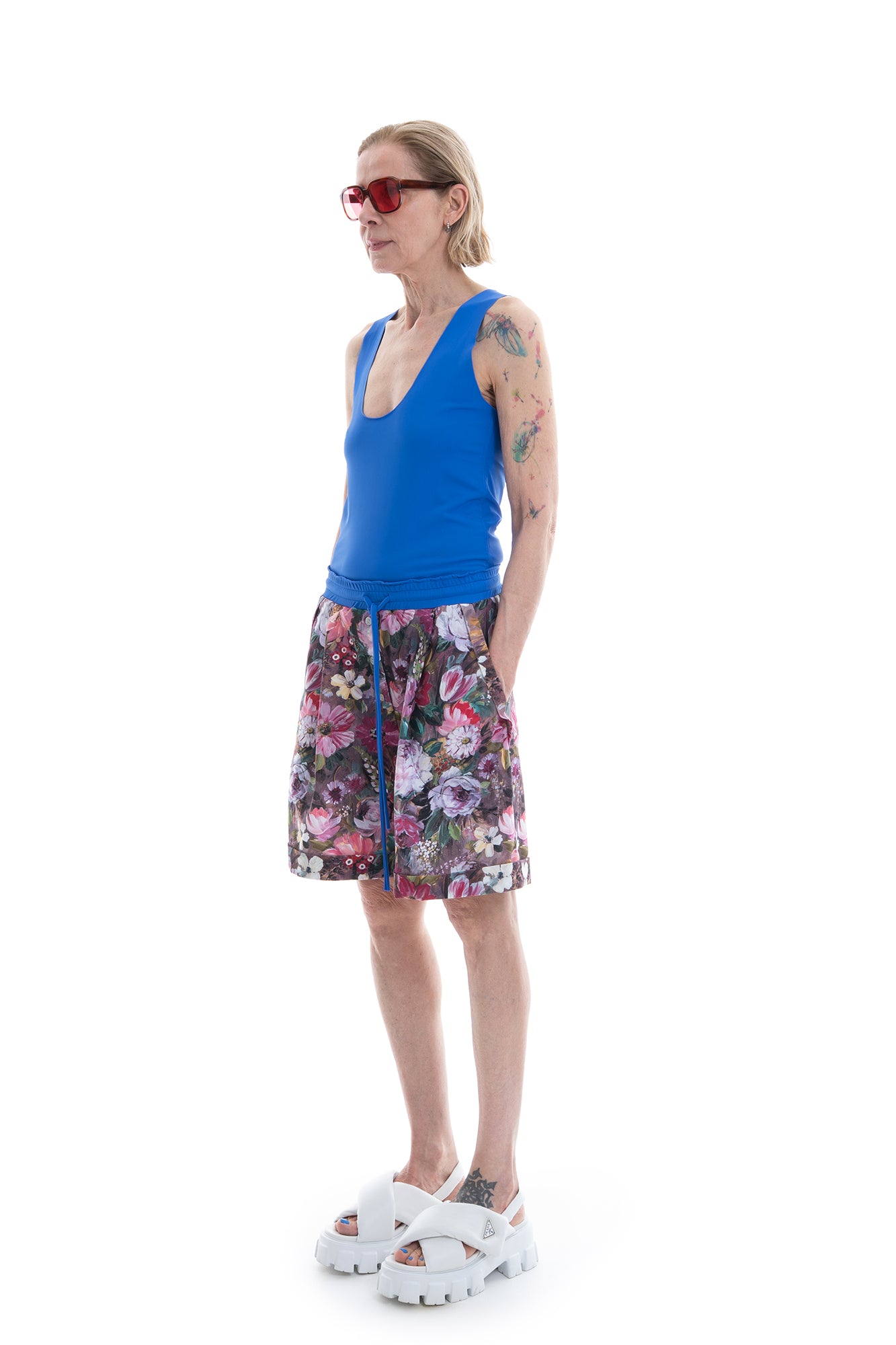 BOXER SHORT DARK FLOWERS