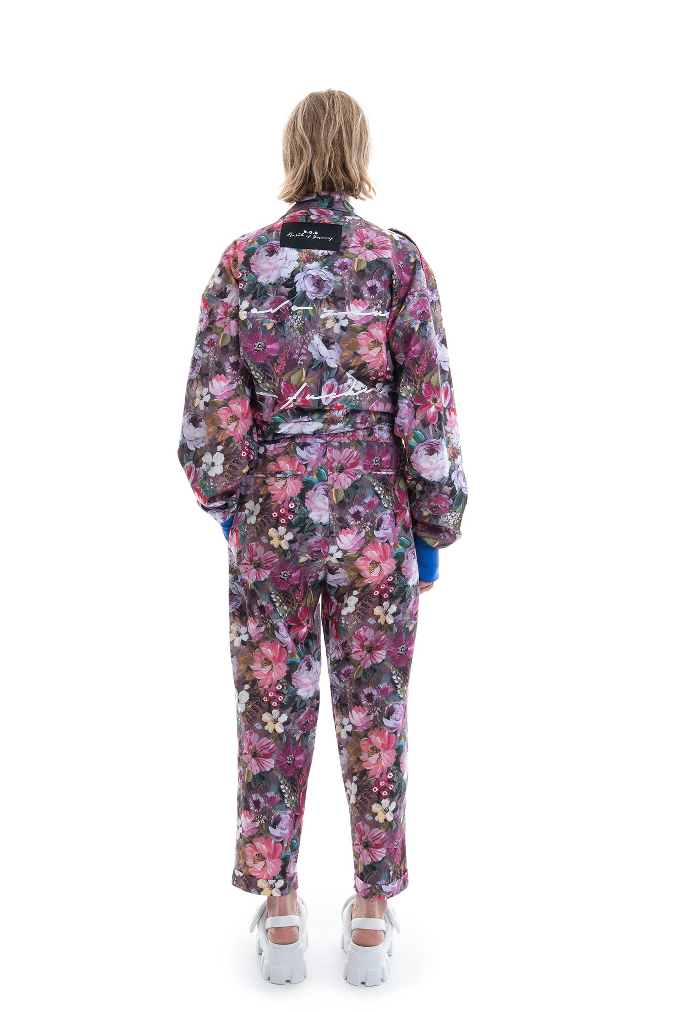 BOXER TROUSER DARK FLOWERS
