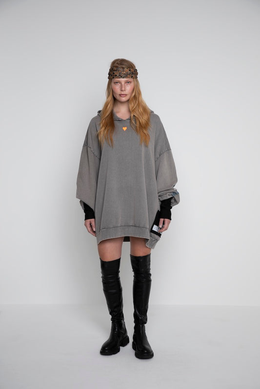 OVERSIZED VINTAGE WASHED HOODIE