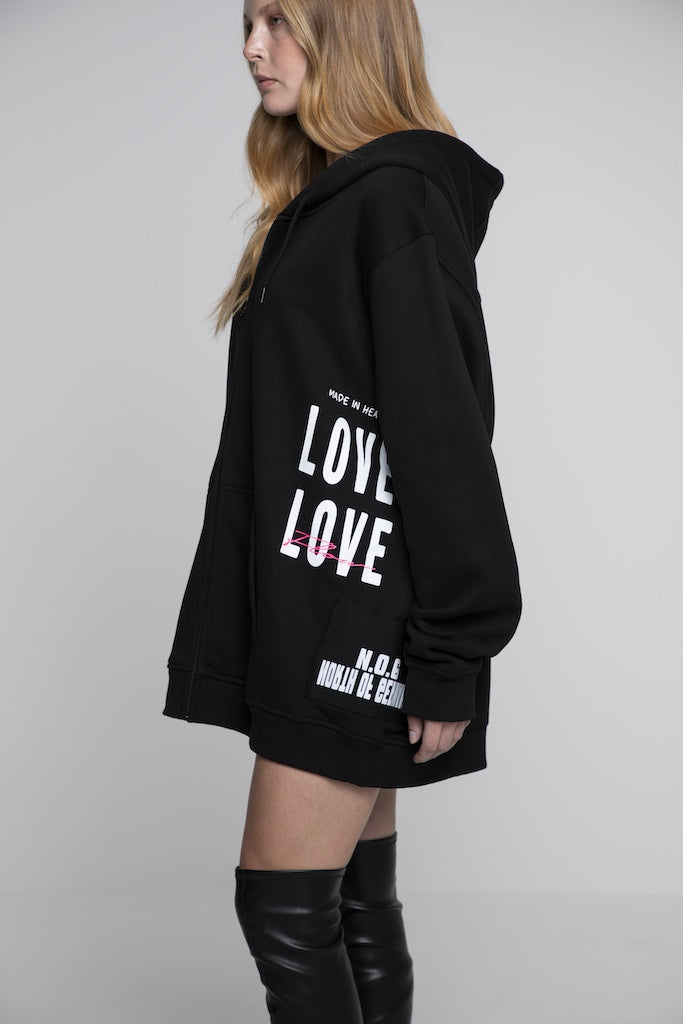 HEAVY WEIGHT ZIPPER CARDIGAN GOOD KARMA