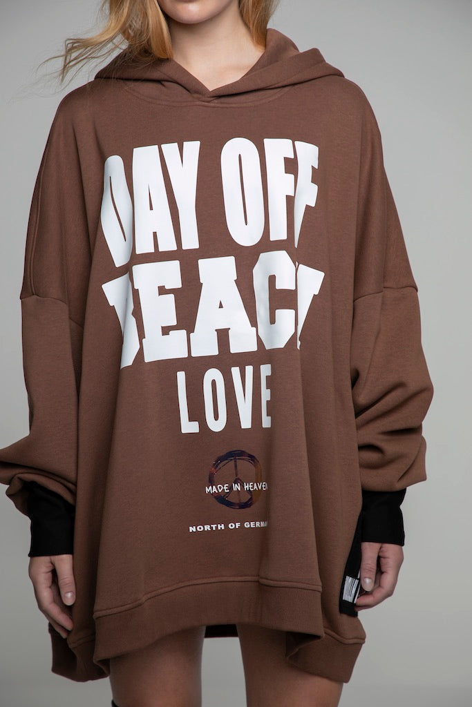 SUPER OVERSIZED STREETWEAR HOODIE DAY OFF
