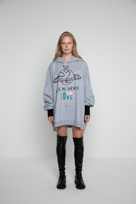 SUPER OVERSIZED STREETWEAR HOODIE MADE IN HEAVEN