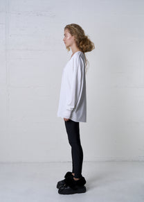 MODAL V-NECK LONG SLEEVE SHIRT