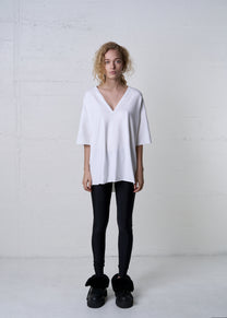 MODAL V-NECK SHORT SLEEVE SHIRT