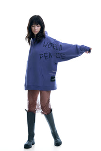 PLEASE WORLD PEACE HOODIE