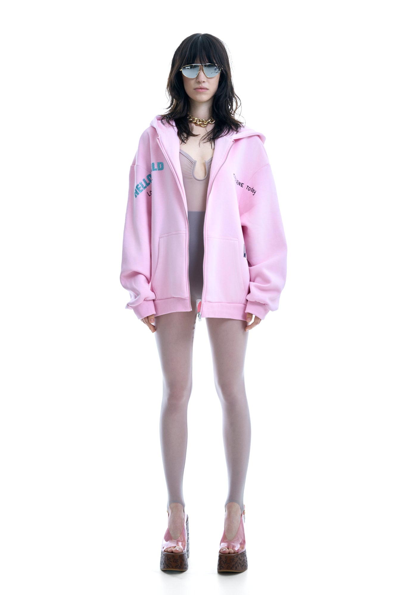 BOXY PEACEHEART SNAKE CARDIGAN