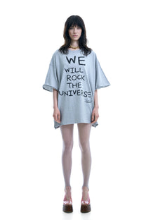 WE WILL ROCK THE UNIVERSE TSCHAKKA, OVERSIZED TSHIRT