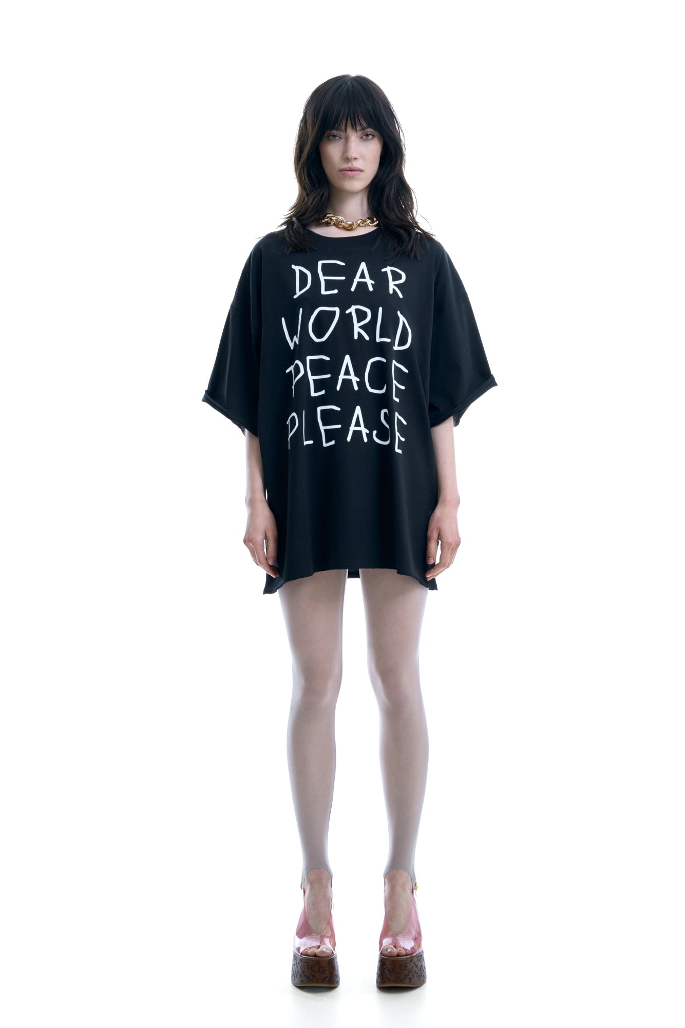 PEACE PLEACE, OVERSIZED TSHIRT