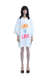 KINDLY FUCK OFF LOVE SHIRTDRESS