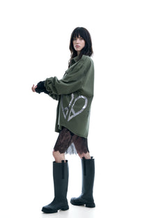 DEAR WORLD MILITARY BLOUSE JACKET